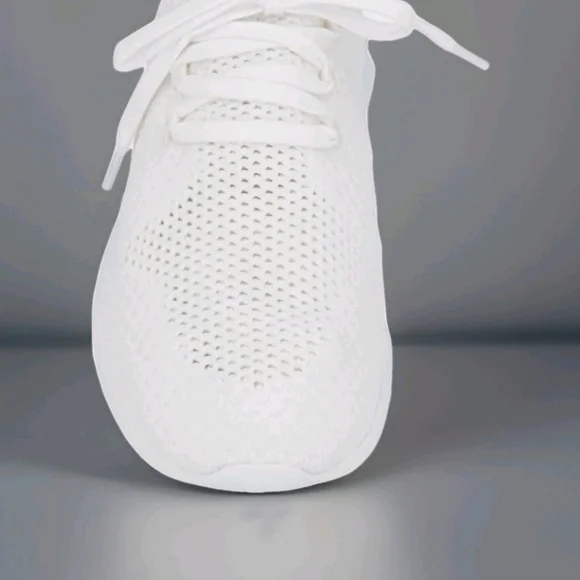 Giorgio Armani Womens White lace-up fabric sneakers w leather details Wms US 10 - Picture 7 of 8